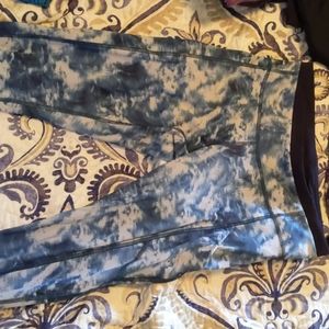 Lululemon Blue Tie Dye Speed Tight III leggings